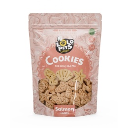 Ciastka dla psa z łososiem 350g Lolo Pets