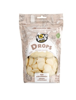 Dropsy mleczne z witaminami 75g Lolo Pets