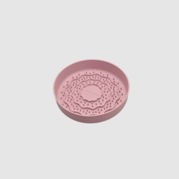 Fiboo Lick fiboowl mini 2w1 – miska i mata do lizania w jednym 15 cm RÓŻOWY