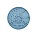 Fiboo Slow fiboowl - miska spowalniająca jedzenie 19 cm NIEBIESKI
