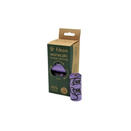 Fiboo Woreczki na psie odchody 8-pak - 95% RECYKLAT