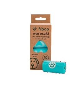 Fiboo Woreczki na psie odchody 8-pak - kompostowalne