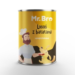 Mr. Bro Monoproteinowa karma mokra Łosoś z Batatami 400g