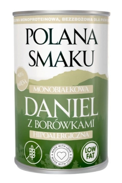 Polana smaku Daniel z borówkami 400g