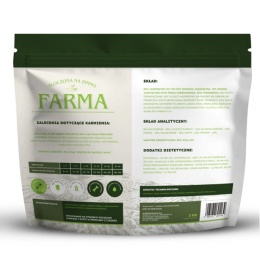 Farma Sucha karma dla psa JAGNIĘCINA 2kg hipoalergiczna, tłoczona na zimno 2kg