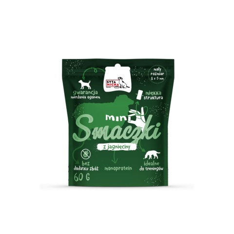 SYTA MICHA Mini smaczki dla psa z jagnięciny 60g