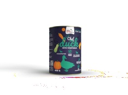 SYTA MICHA Mokra karma CHEF dla psa Kaczka z warzywami 400g