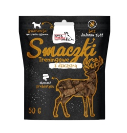 SYTA MICHA Smaczki treningowe z dziczyzną 50g