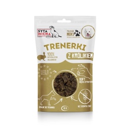 SYTA MICHA Trenerki z królikiem dla psa 80g