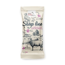 Syta Micha Sheep Line Kość do żucia Owca w skórze łososia z jeżyną 12cm