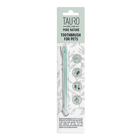 Tauro Pro Line Szczoteczka do zębów dla psów i kotów