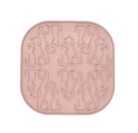 Fiboo Lollipop Sticky mata do lizania z przyssawkami 19cm RÓŻOWY
