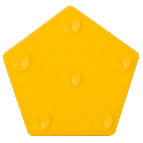 Mata do lizania dla psa 13 cm ŻÓŁTY Kiwi Walker Penta Feeding Pad Mini