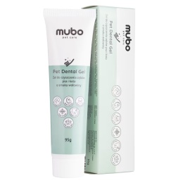 Mubo Pet Dental Gel 95g Żelowa pasta do zębów psa i kota o smaku wołowiny