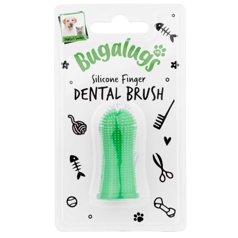 Silikonowa szczoteczka do zębów zakładana na palec Bugalugs Finger Dental Brush