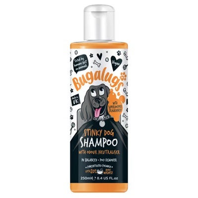 Szampon dla psa usuwający nieprzyjemne zapachy koncentrat 1:10 250ml Bugalugs Stinky Dog Shampoo