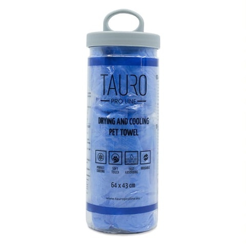 Tauro Pro Line Ręcznik chłodzący dla zwierząt 64x43cm NIEBIESKI